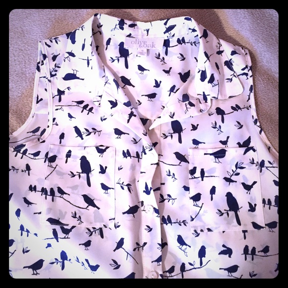 Olive & Oak bird top