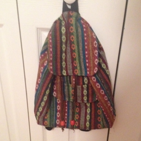 Tribal print mini backpack