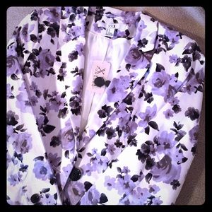 Forever 21 floral blazer