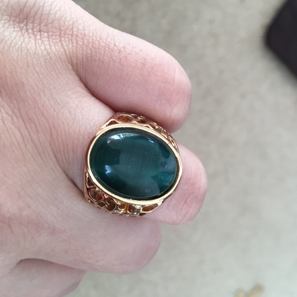 Emerald and Gold Ring