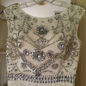 White prom dress
