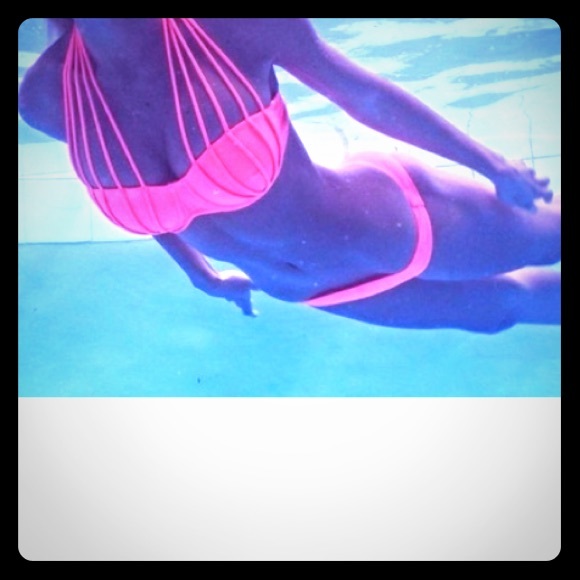 Tops - Neon orange bikini