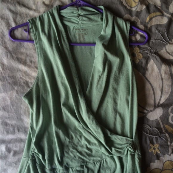 Cute top in mint green, semi dress