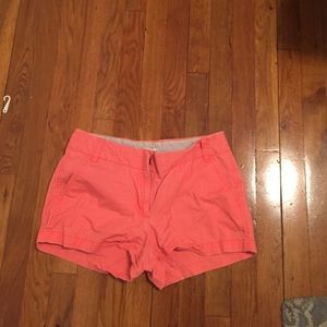 Neon pink shorts