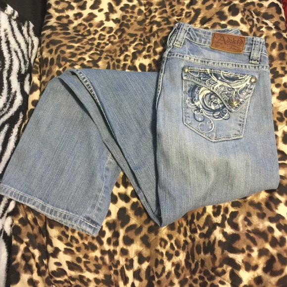 Adiktd rhinestone jeans