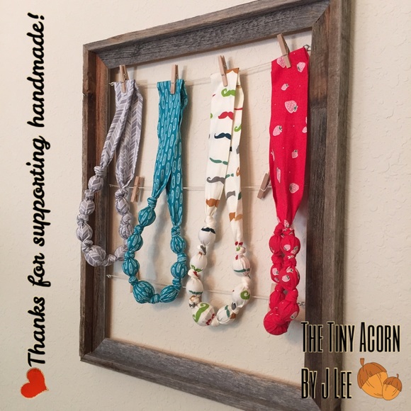 LAST ONE👶🏻Nursing Necklace👶🏻Organic Cotton - Picture 3 of 4