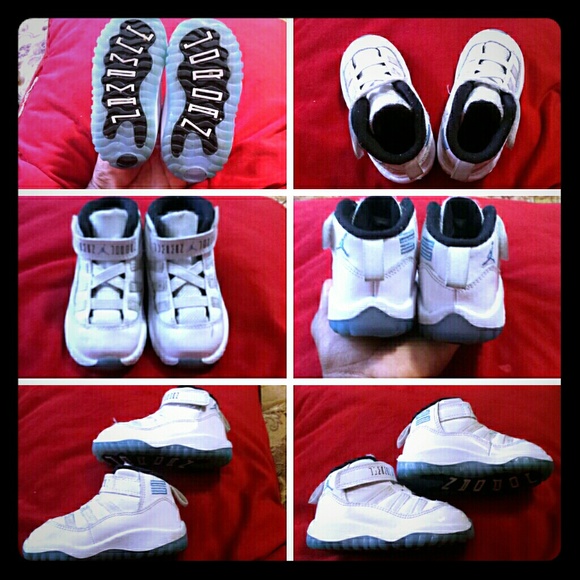 Toddler Jordan Retro Legend Blue 11s  size 5c