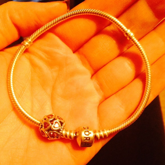 Pandora bracelet with charm