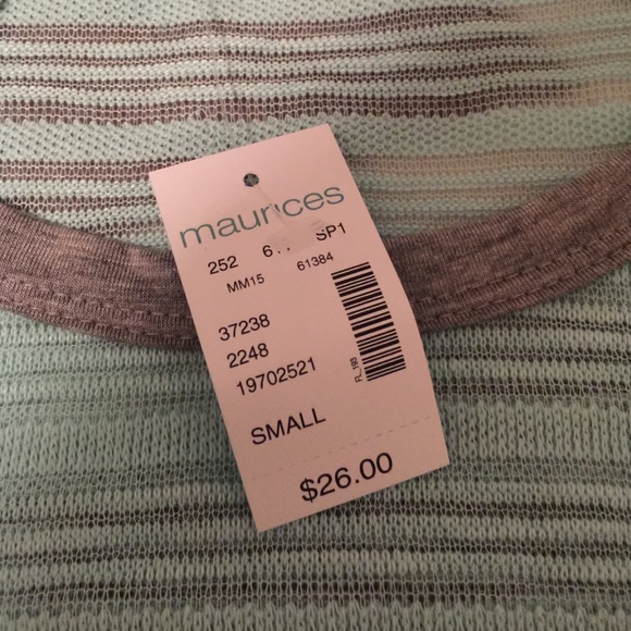 NWT Maurices Baseball Tee - Picture 2 of 4