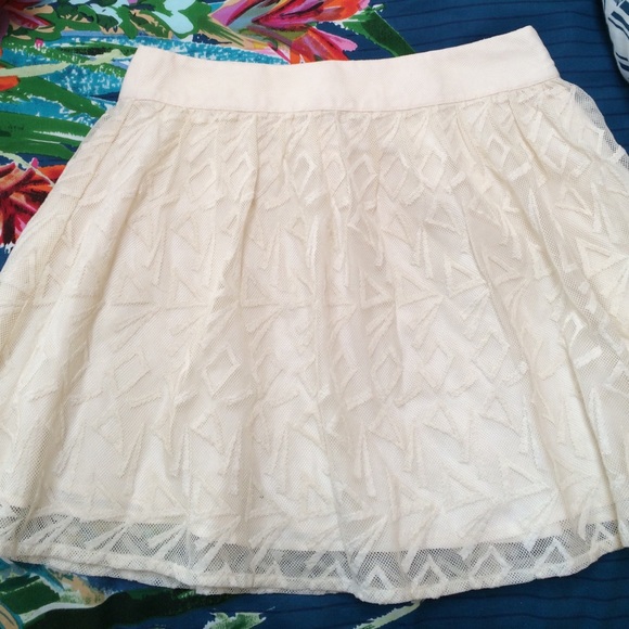 Free people beige skirt