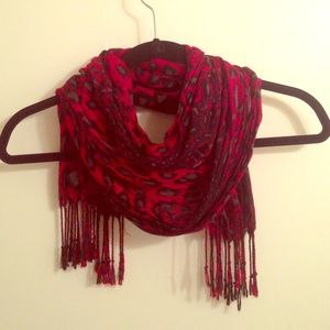 Express Red & Black Scarf