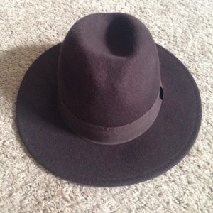 Chocolate Brown Fedora Hat
