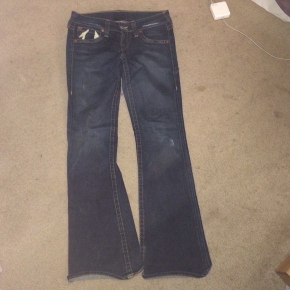 True religion size 29 dark blue jeans