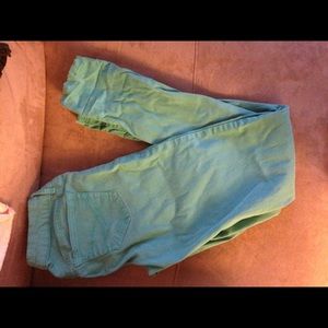 Blue jeggings