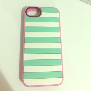 Green, White, and Pink Iphone 5/5S Case