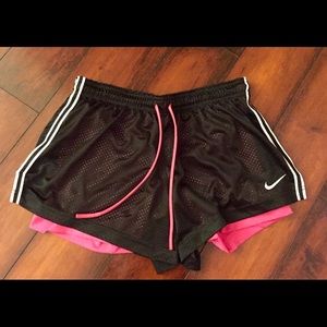 2 pair Nike Pro Combat WOMENS DryFIT. Blue & pink
