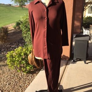 Brown weekends Pantsuit