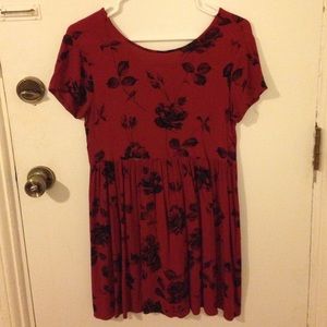 Minkpink red floral tunic