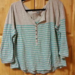 Aerie quarter sleeve tee