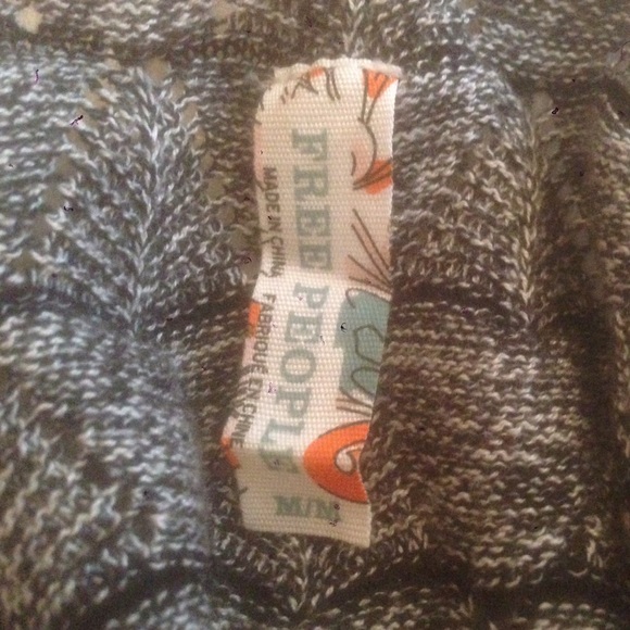 Free People woven grey/black dress S - Picture 4 of 4