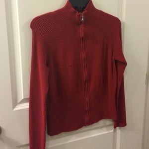 Red sporty Cardigan
