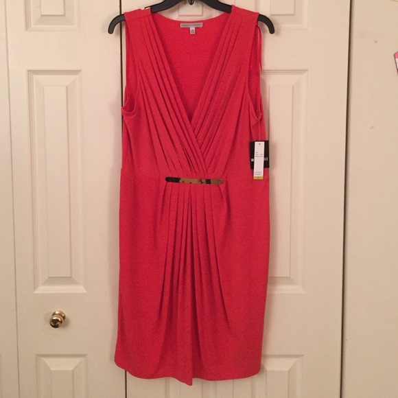 BRAND NEW! Sandra Darren Orange Dress