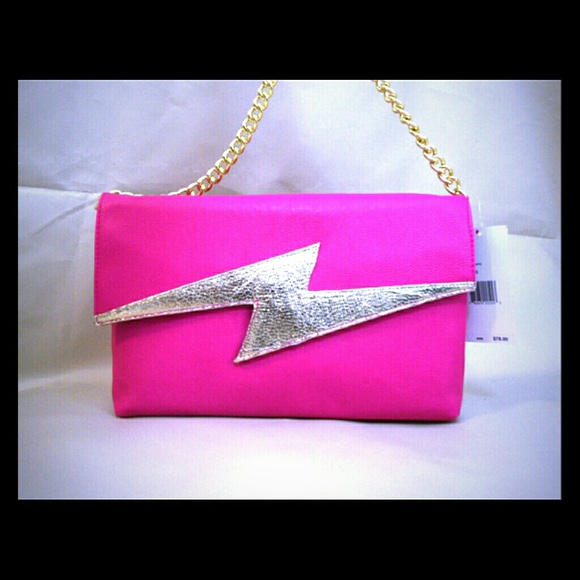 NEW Betsey Johnson Lightning  Clutch