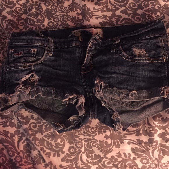Short denim shorts