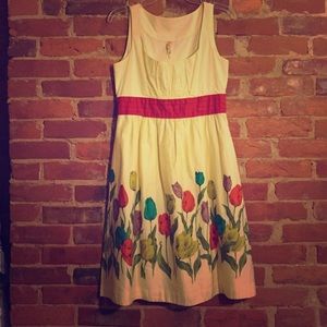 Gorgeous Yellow Tulip Dress