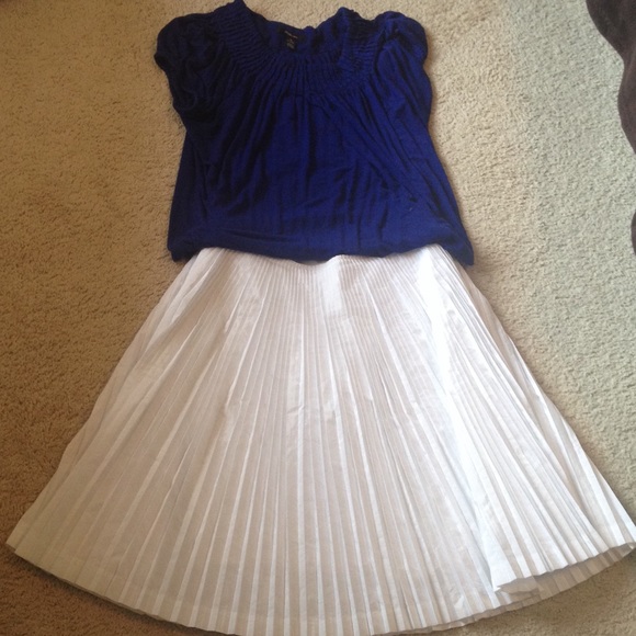 White skirt
