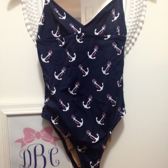 ⚓️ NWT J. Crew Anchor Full One Piece Bathing Suit