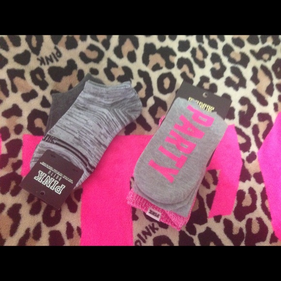Victoria's Secret pink sock bundle