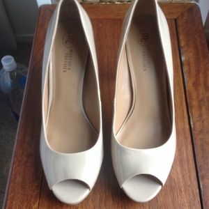 Cream colored high heels