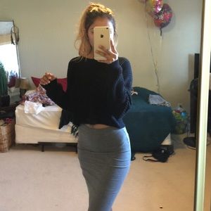 Black knitted Long sleeve