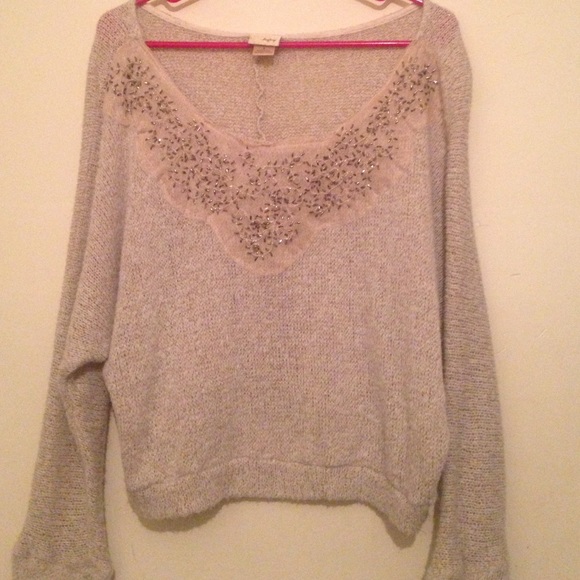 Off the shoulder sweater from The Buckle