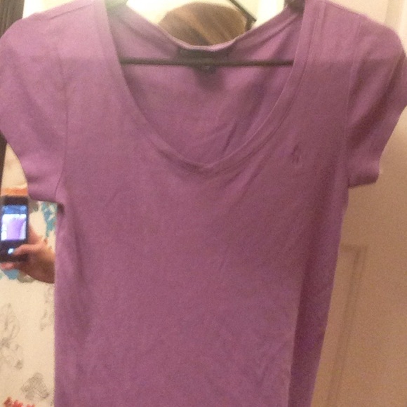Ralph Lauren lavender Tshirt M/S - Picture 1 of 3