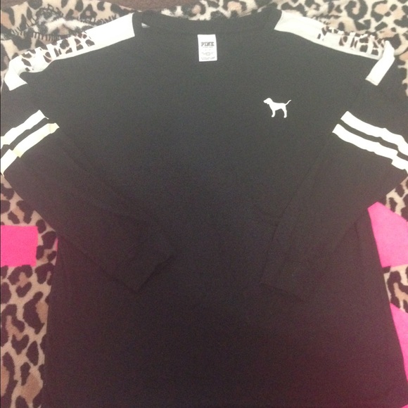 Victoria's Secret pink varsity tee