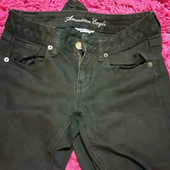 American eagle black skinny jeans