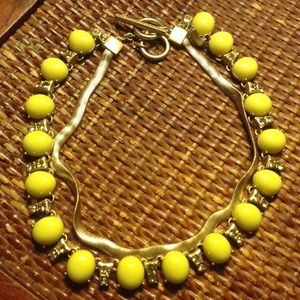 Gold and yellow Liz Claiborne necklace