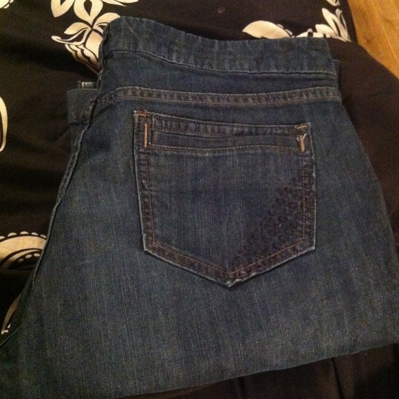 Old Navy "The Diva" Denim Dark-Washed Jeans - Picture 3 of 3