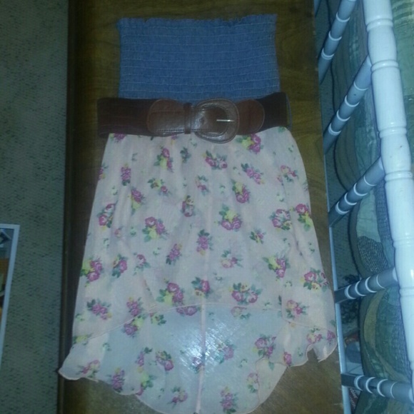 Tube Top with waist belt