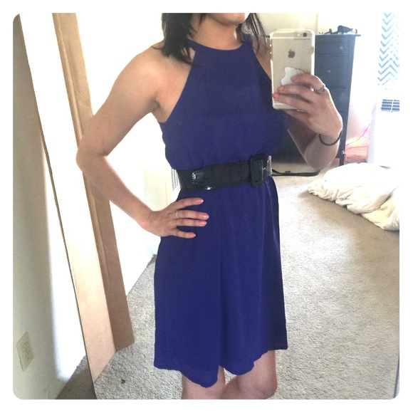 🚫🚫SOLD🚫🚫Purple Halter Dress