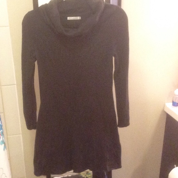 Dark grey knit dress - Picture 1 of 3