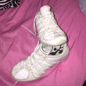 Slightly worn cheer shoes