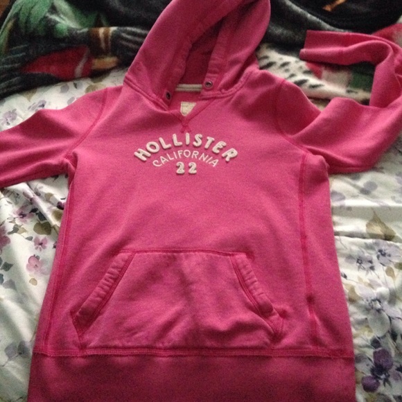 Pink hoodie