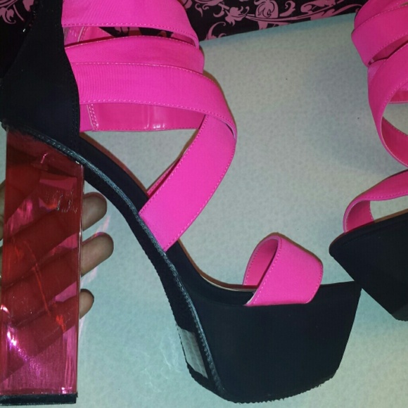 NEON PLATFORM HEEL - Picture 4 of 4