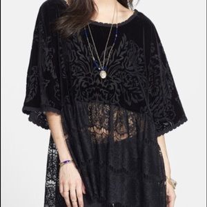 Velvet & Lace Top