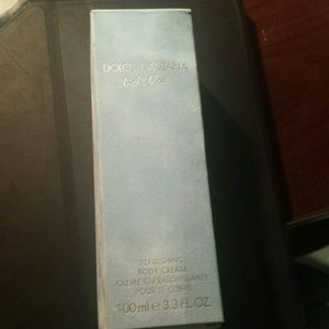 Dolce & Gabbana light blue body cream
