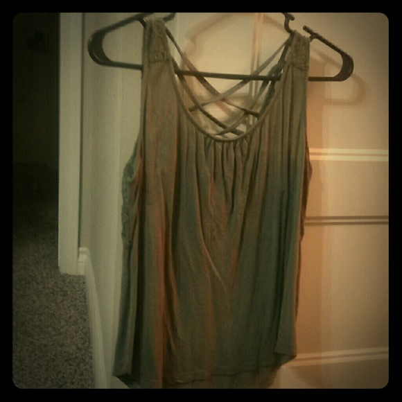 Olive colored tank