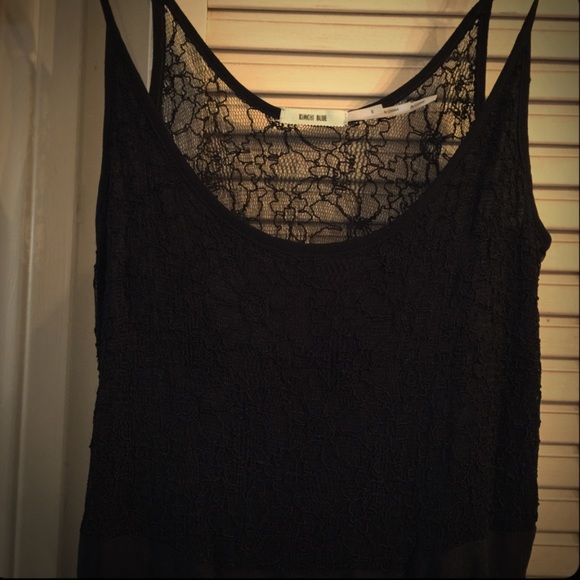 Black Lace Maxi Dress with Slits